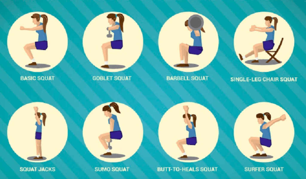 workout exercises at home